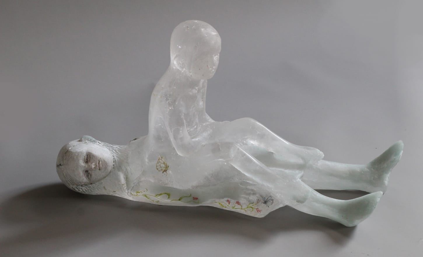 ktoś śpi w środku szkła. Christina Bothwell, praca 8.