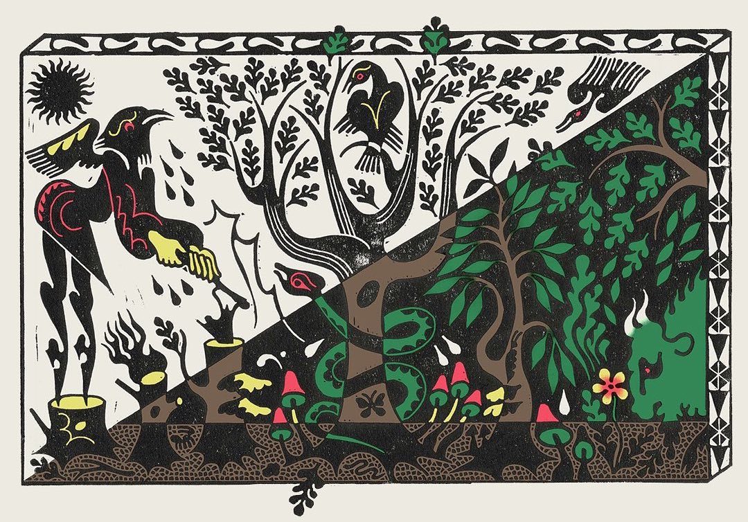 las opowiada ostrym głosem. Sophy Hollington, praca 2.
