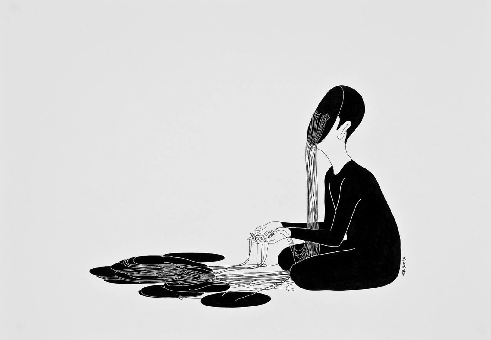 między mną a mną. Moonassi (Daehyun Kim), praca 7.
