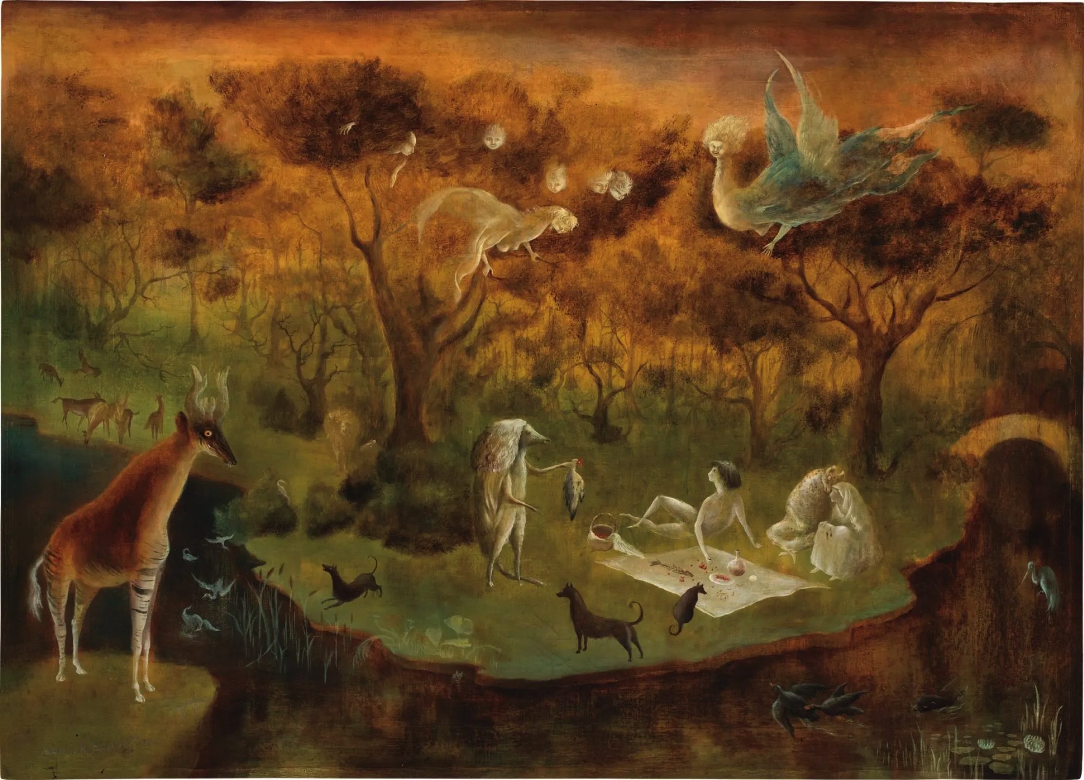 kochany koszmarze, piszę do ciebie. Leonora Carrington, praca 6.