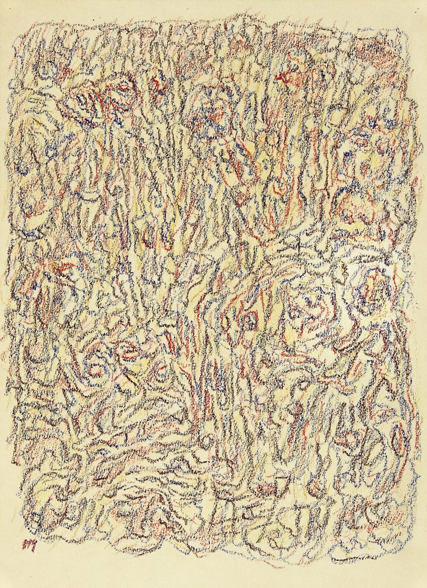 znaki piszą się same. Henri Michaux, praca 10.