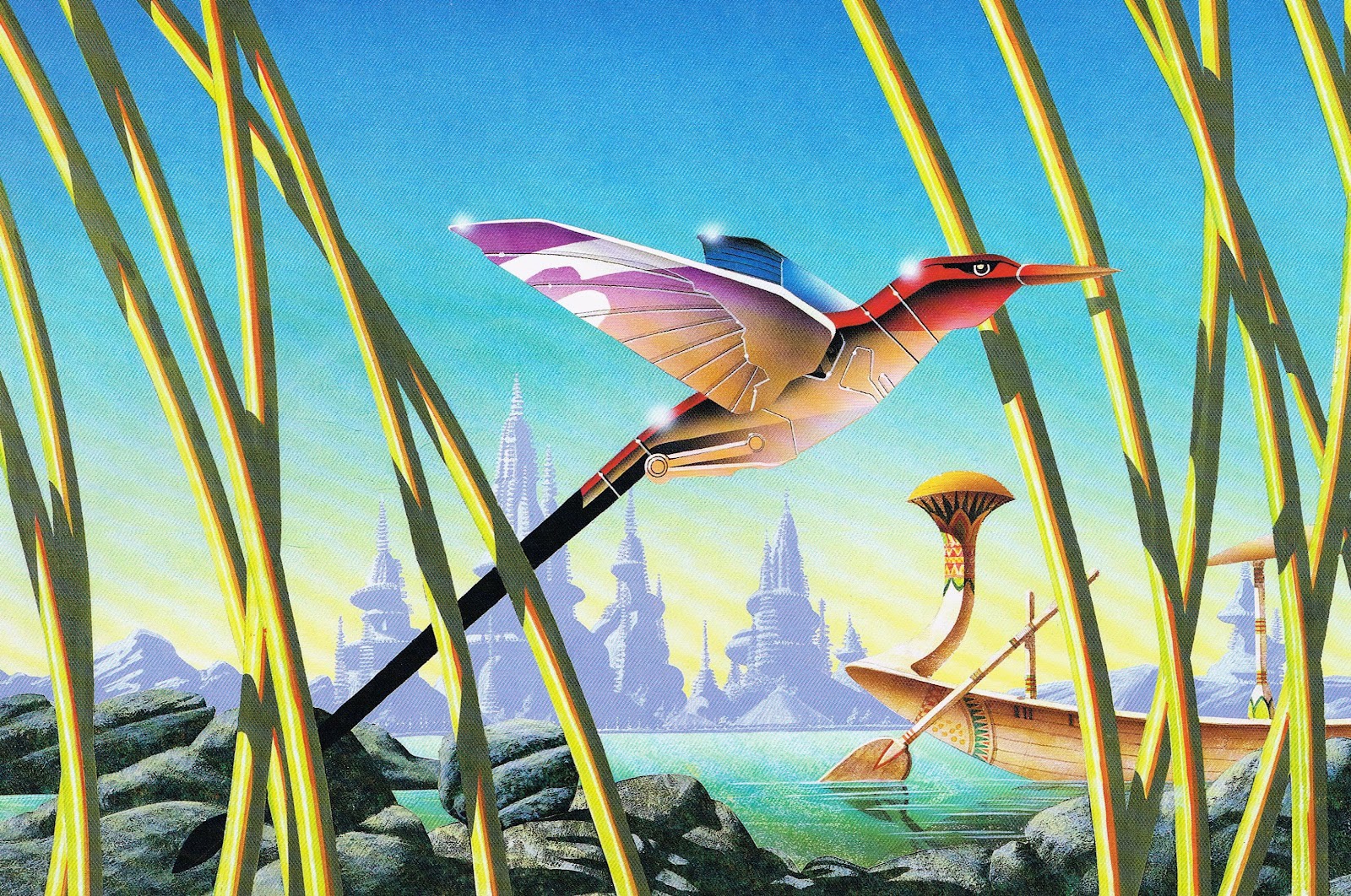 wyspa zgubiła ziemię. Roger Dean, praca 4.