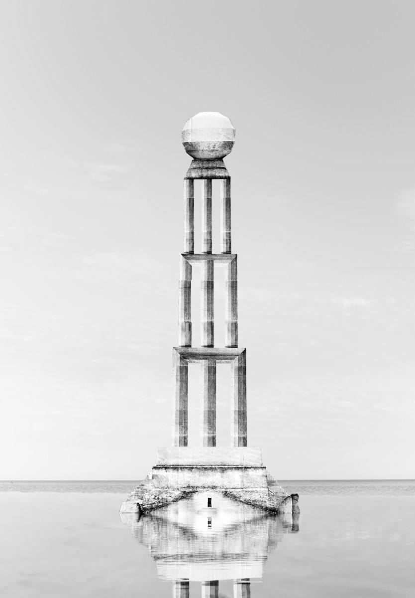 wodospad okazał się dekoracją. Noémie Goudal, praca 7.