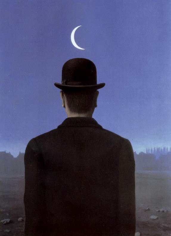 zwykłe przedmioty zaczęły krzyczeć. René Magritte, praca 7.