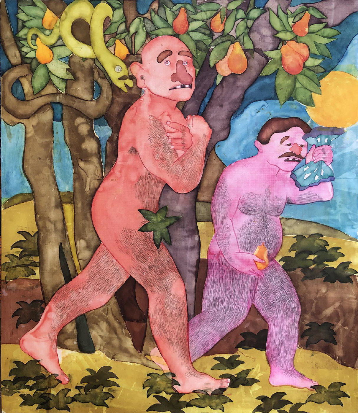 panowie stracili trochę powagi. Orkideh Torabi, praca 1.