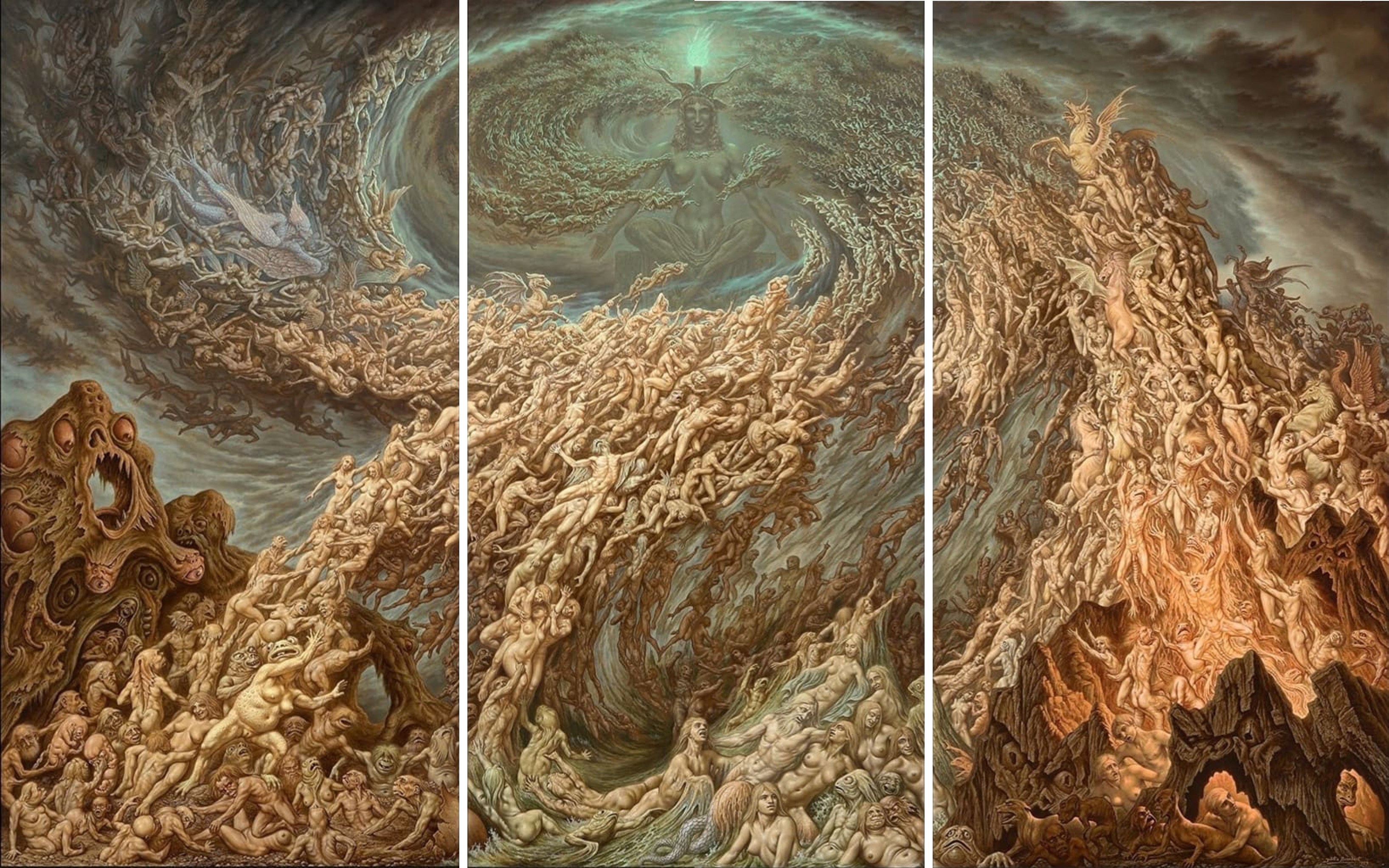 tutaj wszystko łączy się z czymś jeszcze. Johfra Bosschart, praca 5.