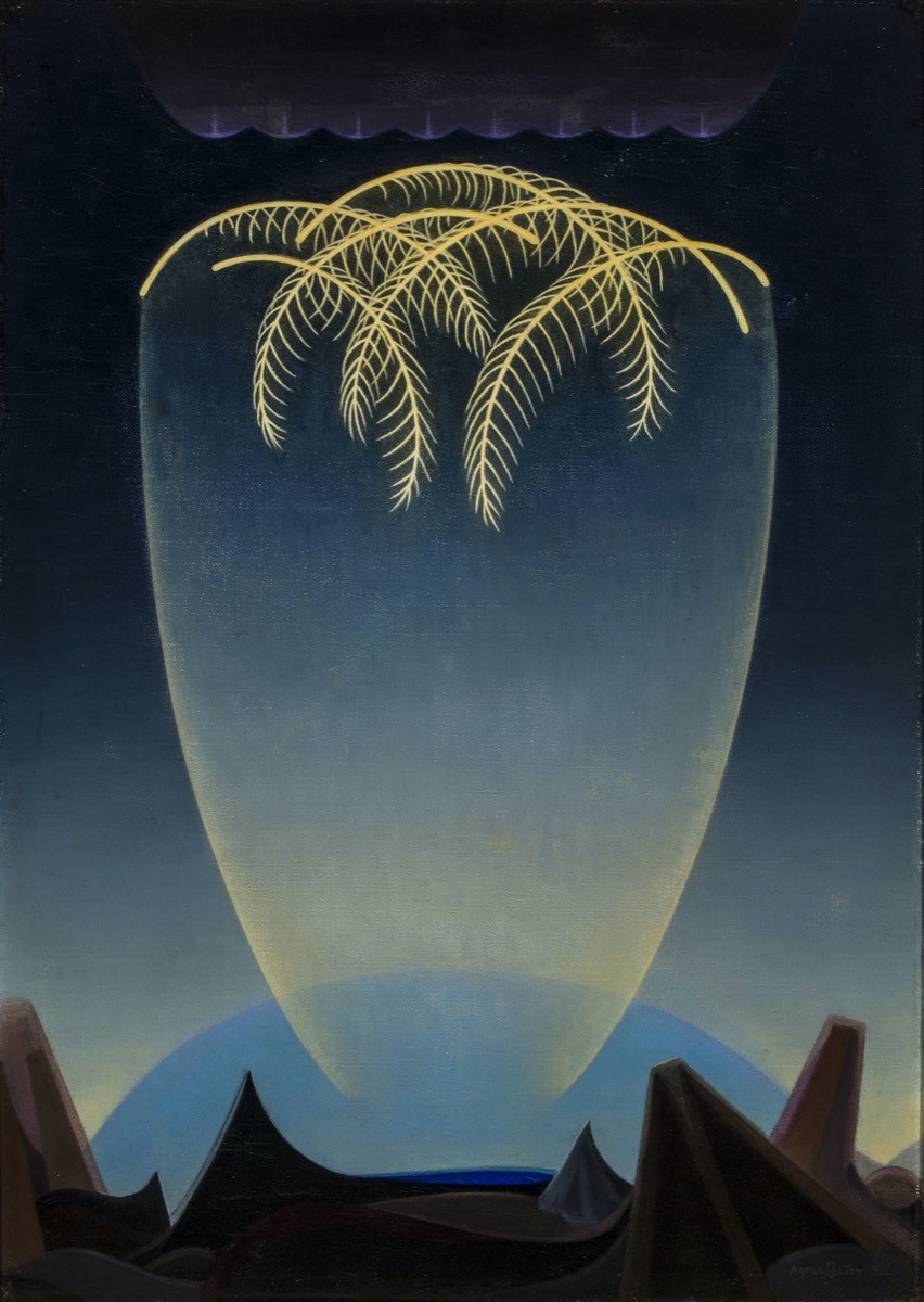 światło ma swoje życie. Agnes Pelton, praca 1.