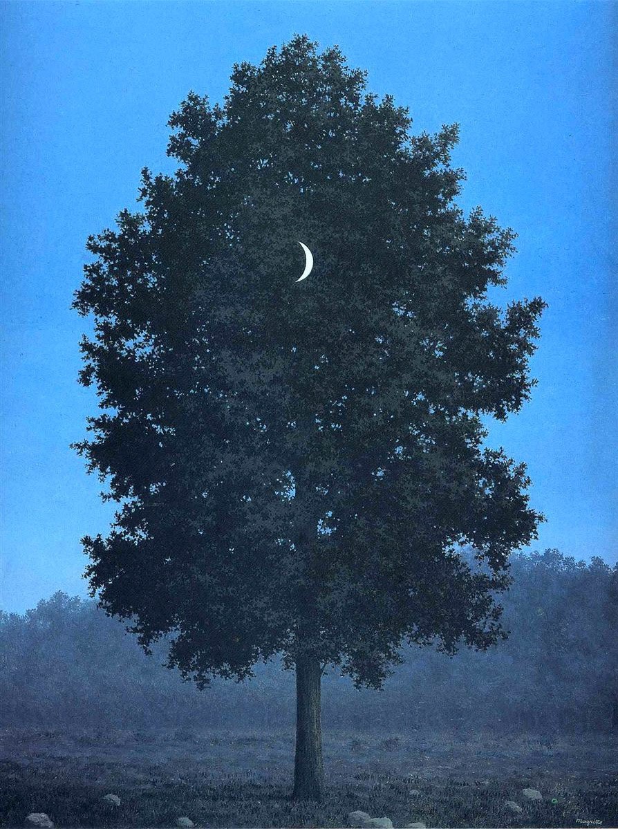 zwykłe przedmioty zaczęły krzyczeć. René Magritte, praca 3.