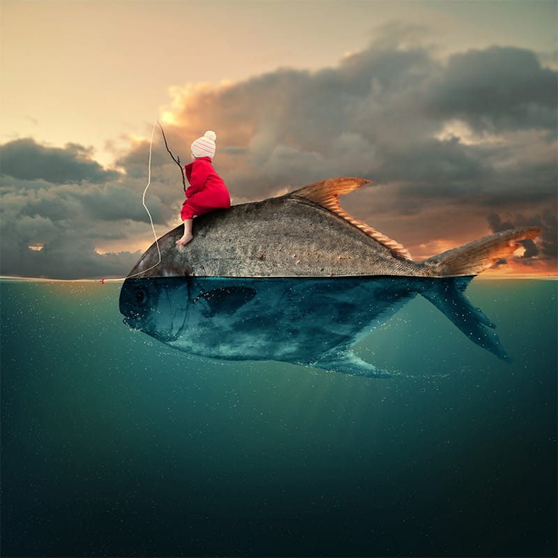 fotografia skręciła w stronę snu. Caras Ionut, praca 1.