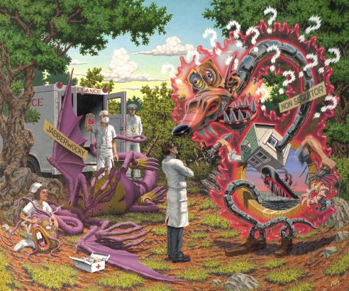 złe towarzystwo z obrazka. Robert Williams, praca 10.