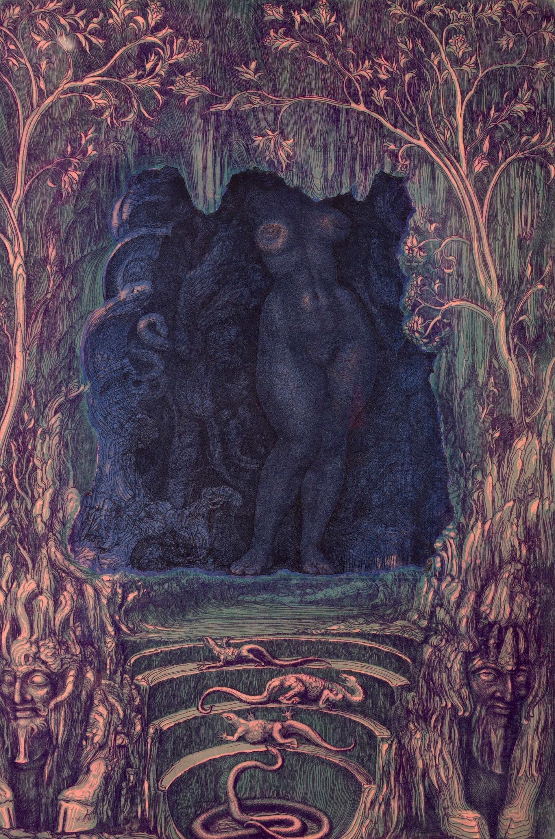 sufit jest bliżej nieba, niż myślisz. Ernst Fuchs, praca 8.