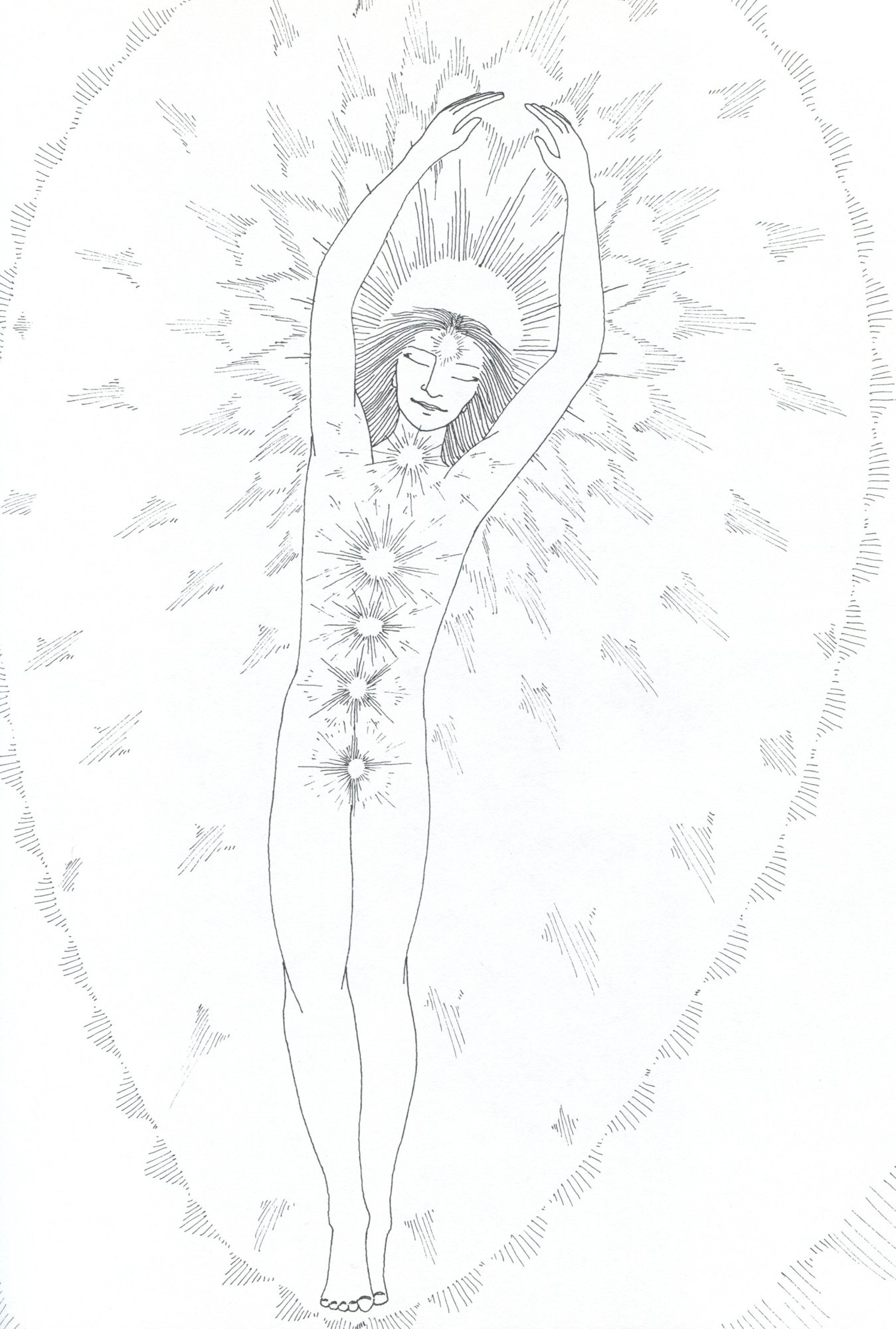 rysunki z marzenia o innym świecie. Jean White, praca 9.