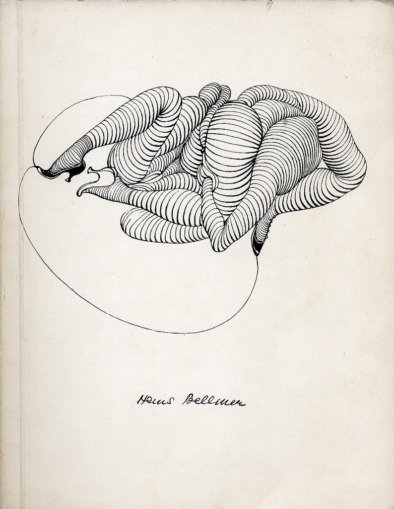 lalka nie chce leżeć spokojnie. Hans Bellmer, praca 4.
