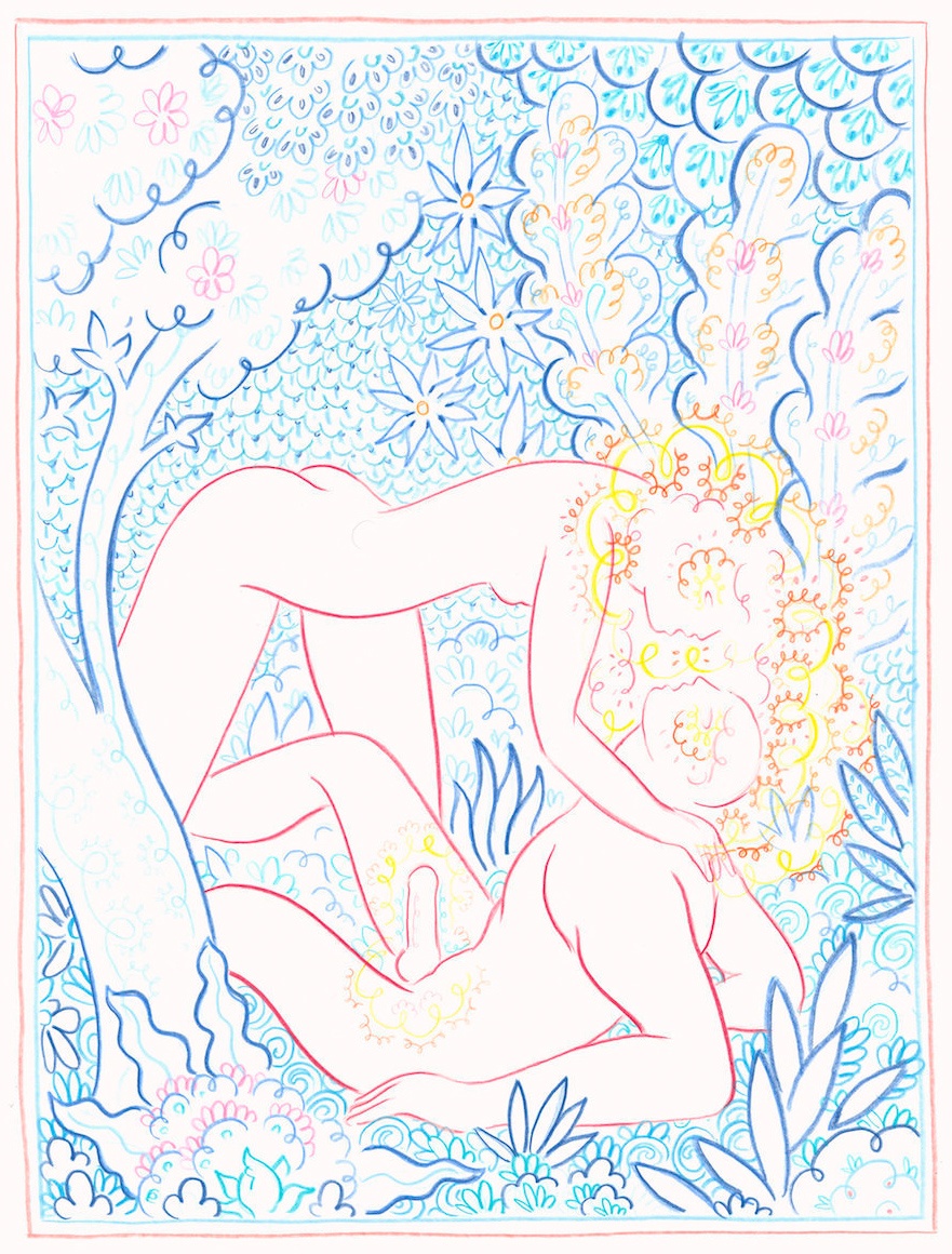 wiosna nie umie trzymać rąk przy sobie. Alphachanneling, praca 3.