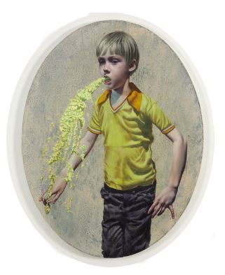 pół chłopca, całe dzieciństwo. Stuart Pearson Wright, praca 5.