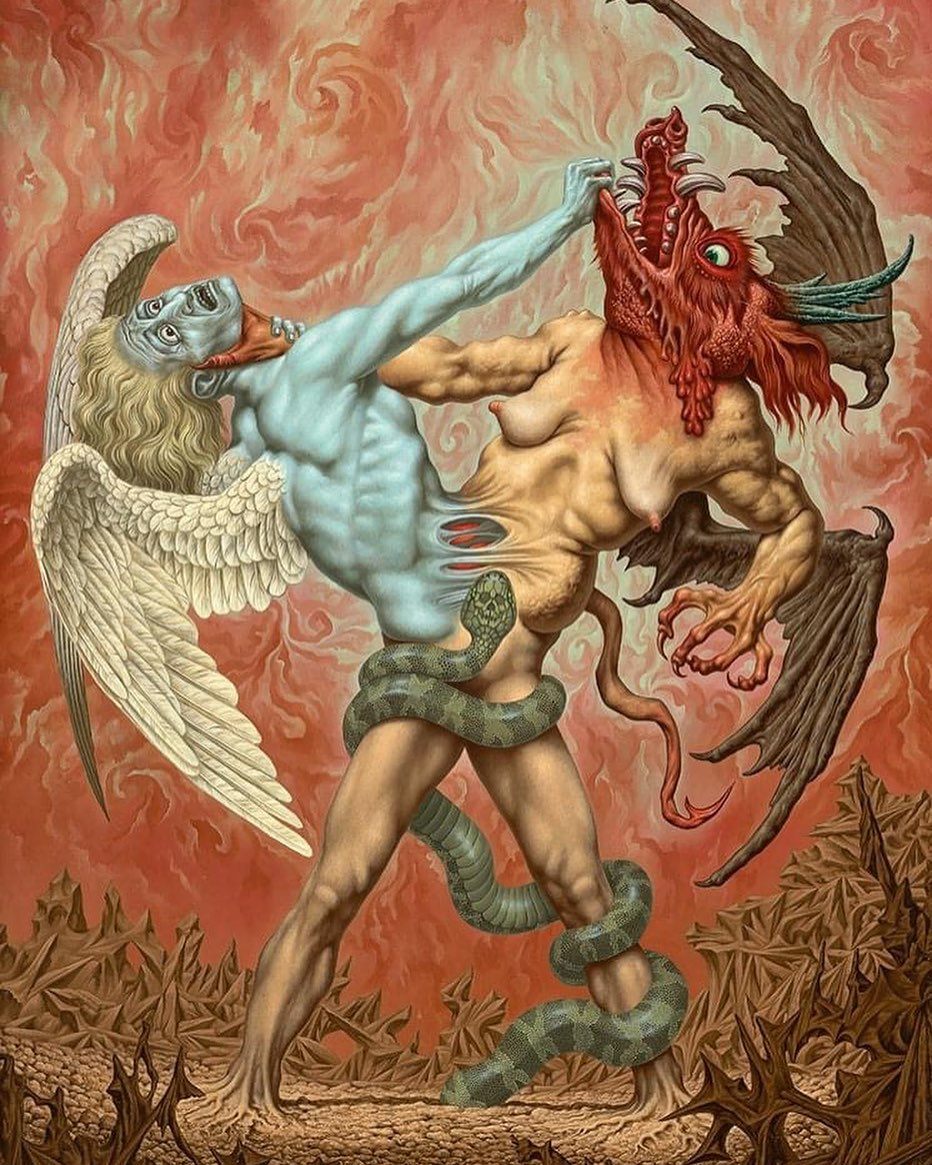 tutaj wszystko łączy się z czymś jeszcze. Johfra Bosschart, praca 7.