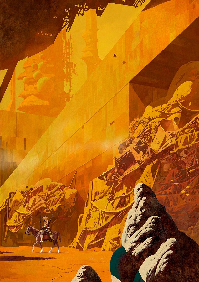 jutro wygląda jak dawna okładka. Dan McPharlin, praca 9.