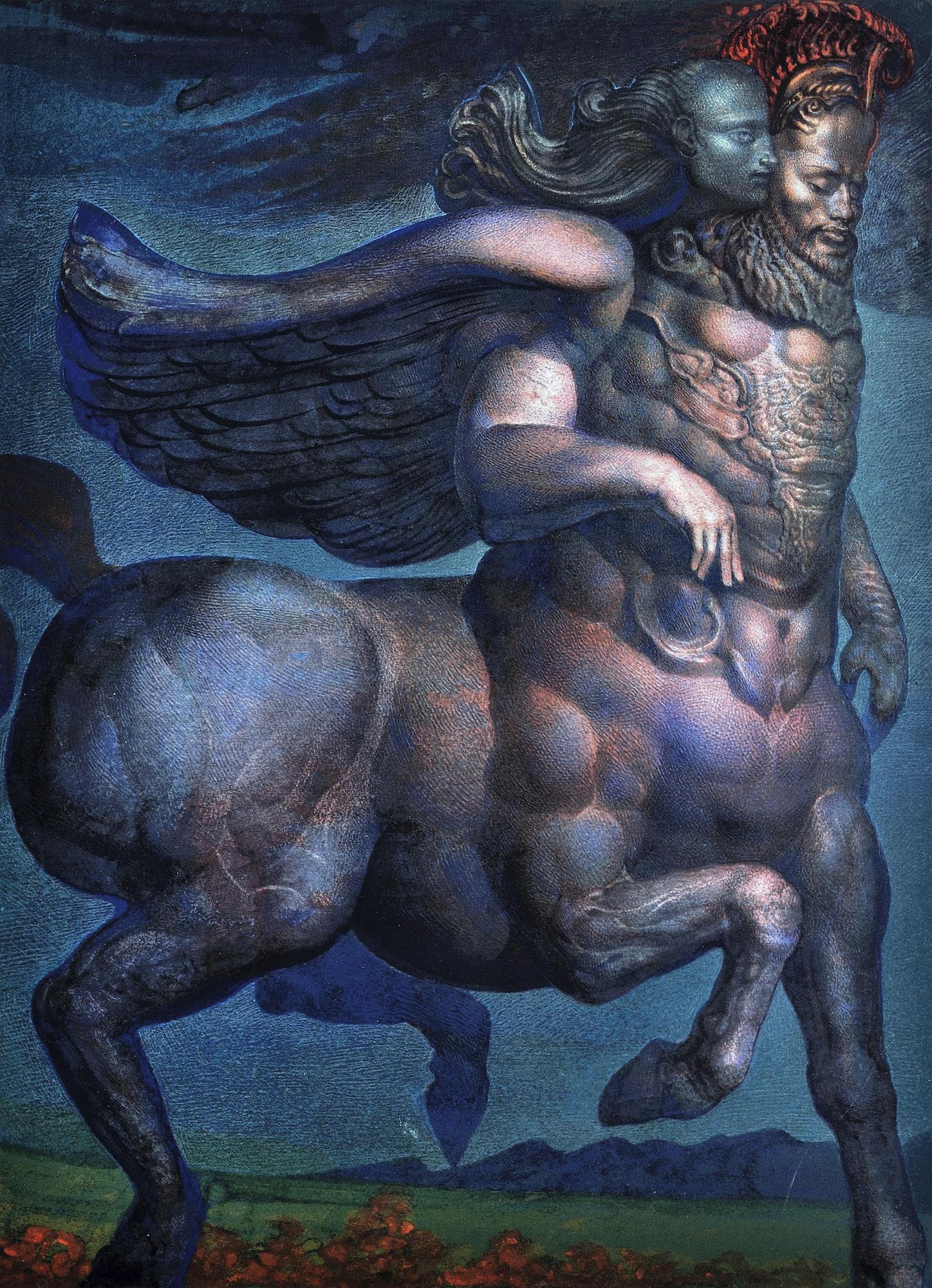 sufit jest bliżej nieba, niż myślisz. Ernst Fuchs, praca 4.