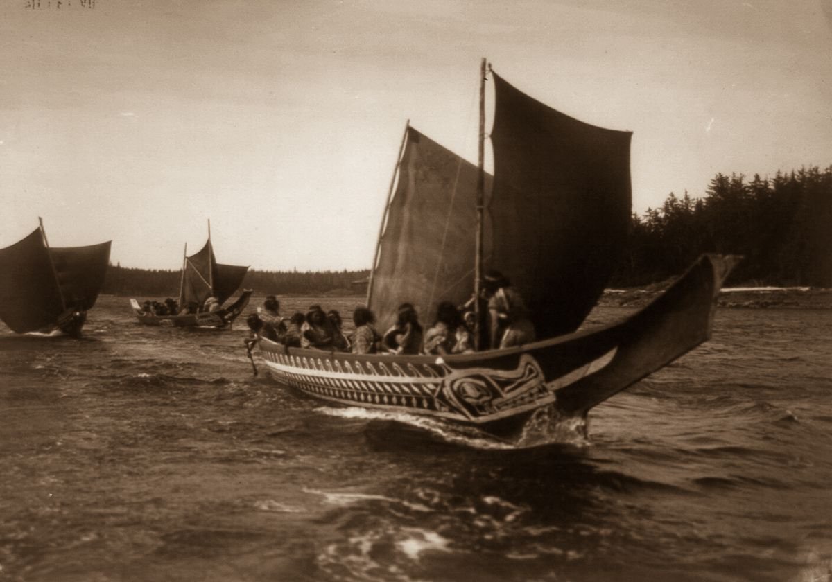 twarze zapisane na starych kliszach. Edward S. Curtis, praca 10.