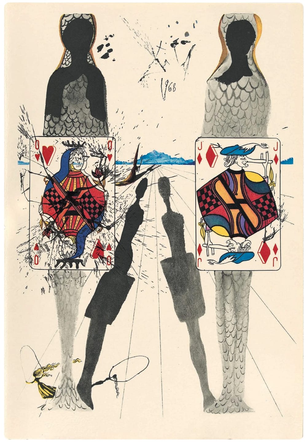 alicja trafiła do jeszcze dziwniejszej krainy. Salvador Dalí, praca 1.