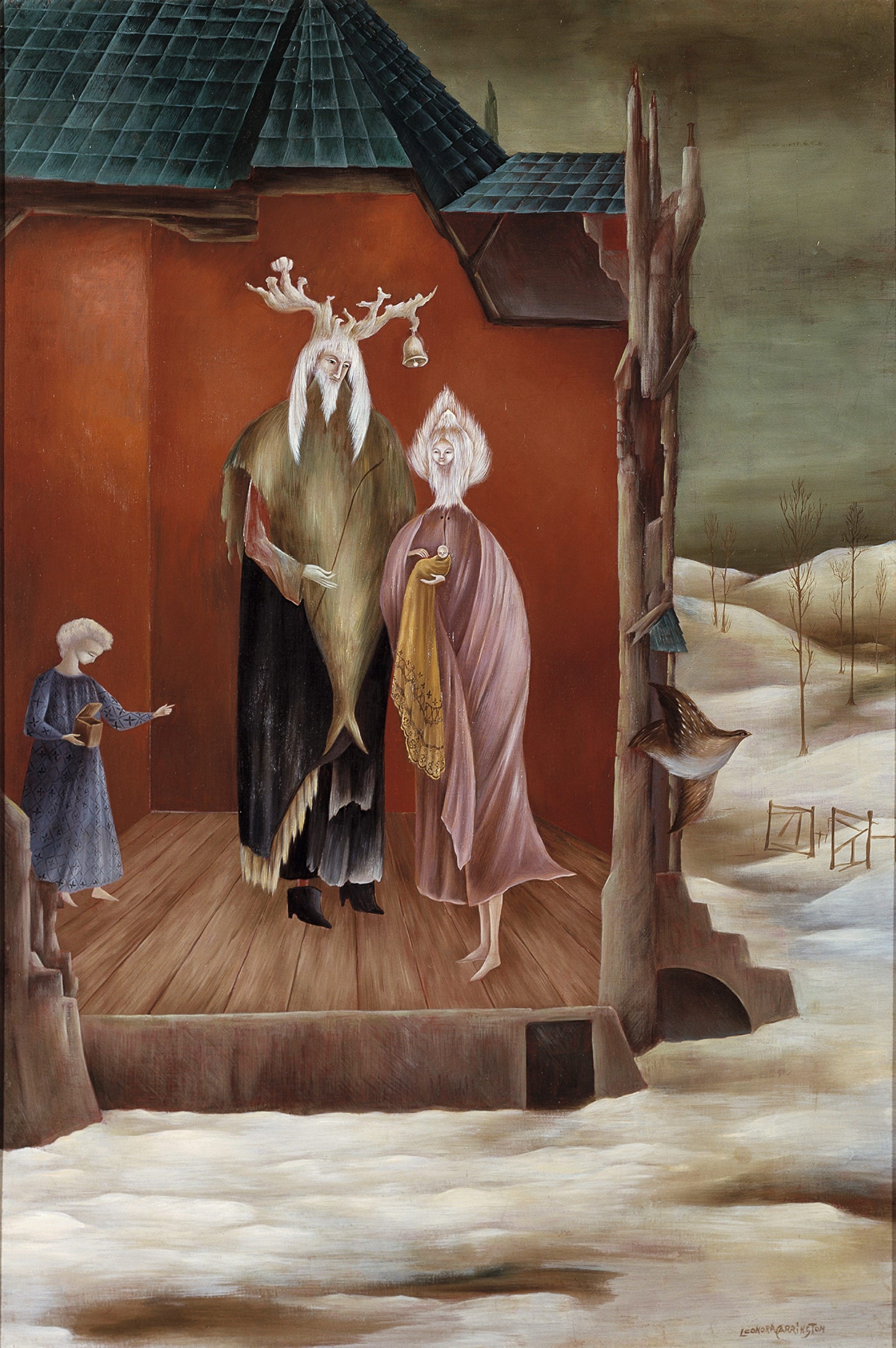 zostawiłam konwenanse za drzwiami. Leonora Carrington, praca 4.