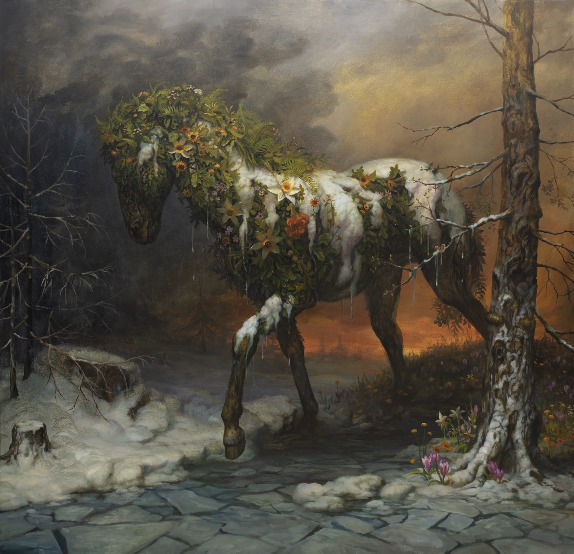 zwierzęta wiedzą, że wszystko wraca. Martin Wittfooth, praca 5.