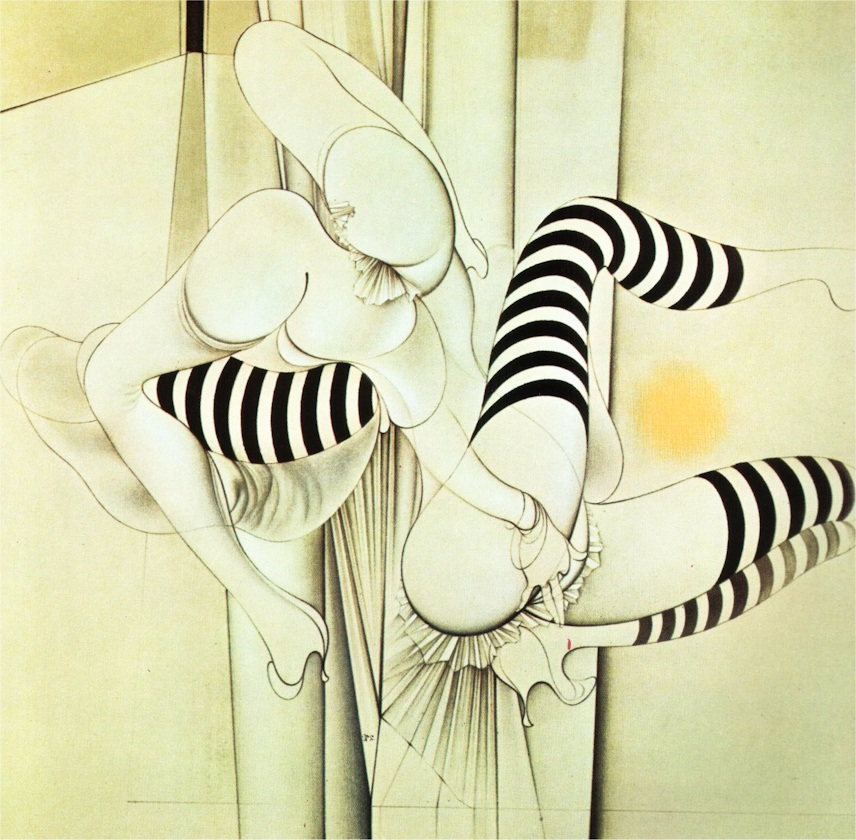 lalka nie chce leżeć spokojnie. Hans Bellmer, praca 9.