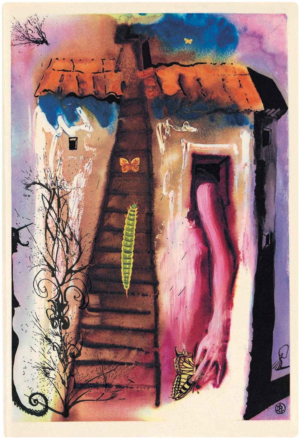 alicja trafiła do jeszcze dziwniejszej krainy. Salvador Dalí, praca 5.