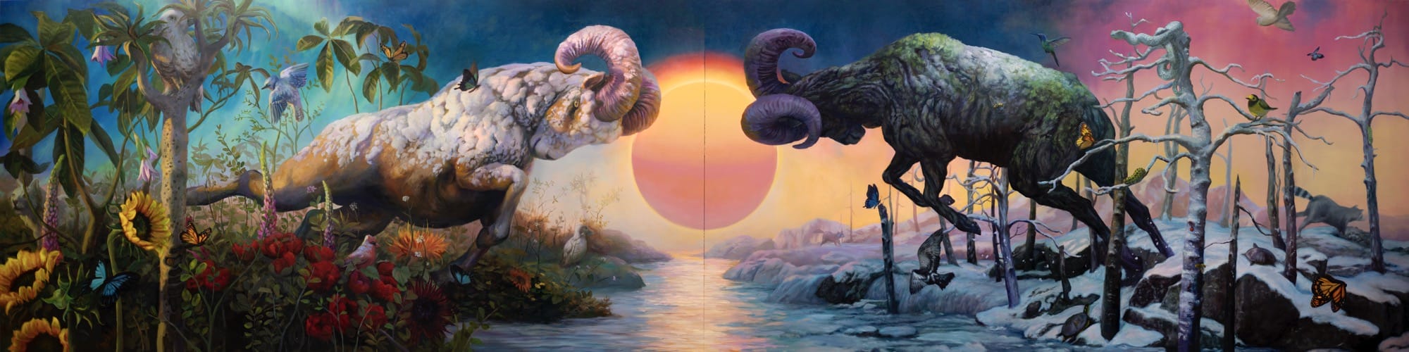 zwierzęta wiedzą, że wszystko wraca. Martin Wittfooth, praca 6.