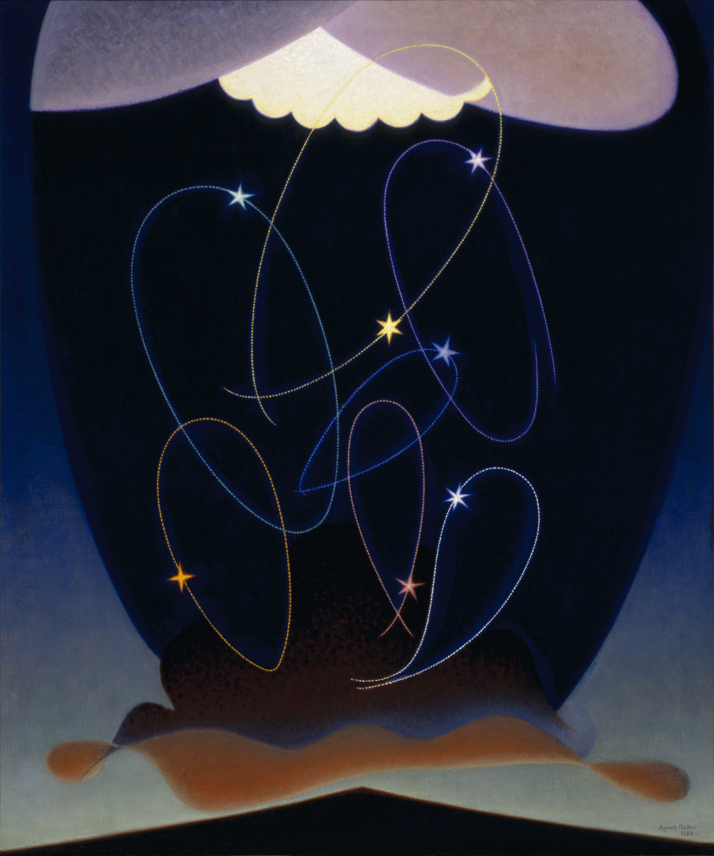 światło ma swoje życie. Agnes Pelton, praca 2.