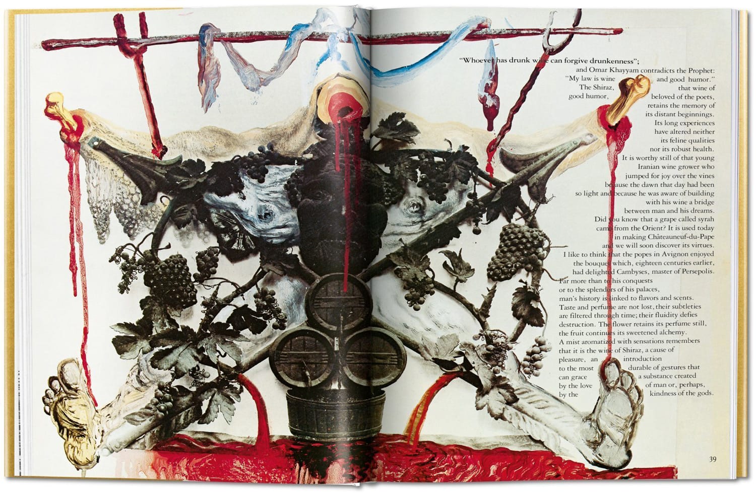 wino otwiera drzwi wyobraźni. Salvador Dalí, praca 2.