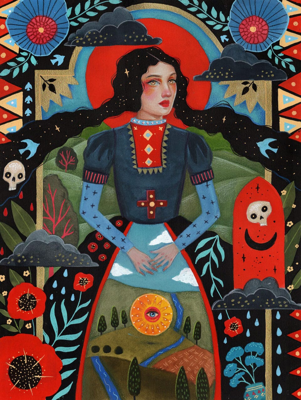ogród pod zamkniętymi powiekami. Aunia Kahn, praca 4.