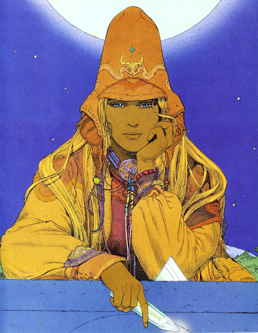 pokolorujmy sobie obcą planetę. Moebius (Jean Giraud), praca 3.