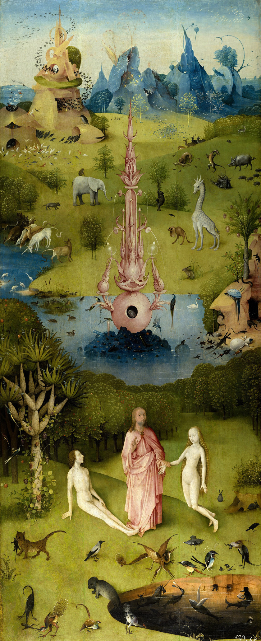 tylko nie depcz tych rozkoszy. Hieronymus Bosch, praca 4.