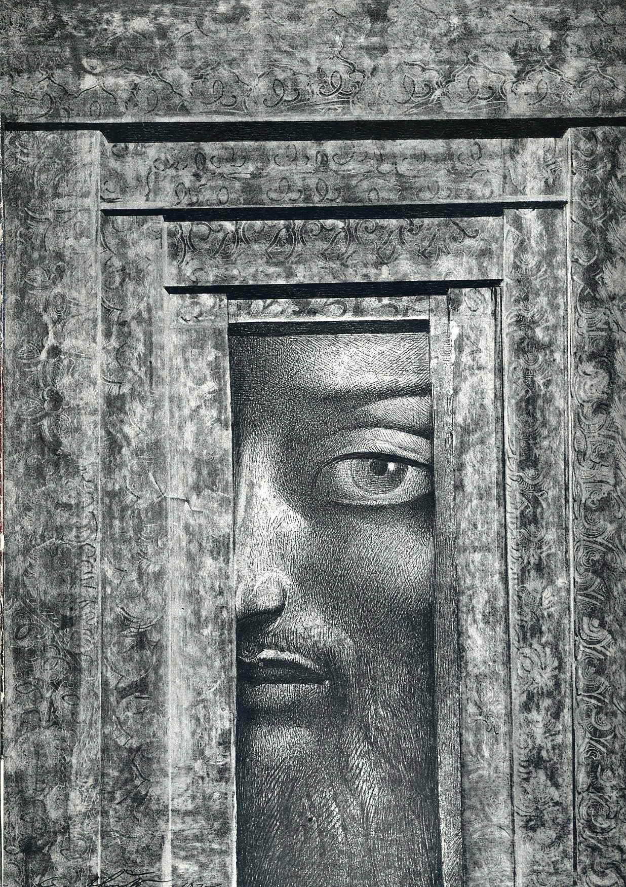 sufit jest bliżej nieba, niż myślisz. Ernst Fuchs, praca 1.