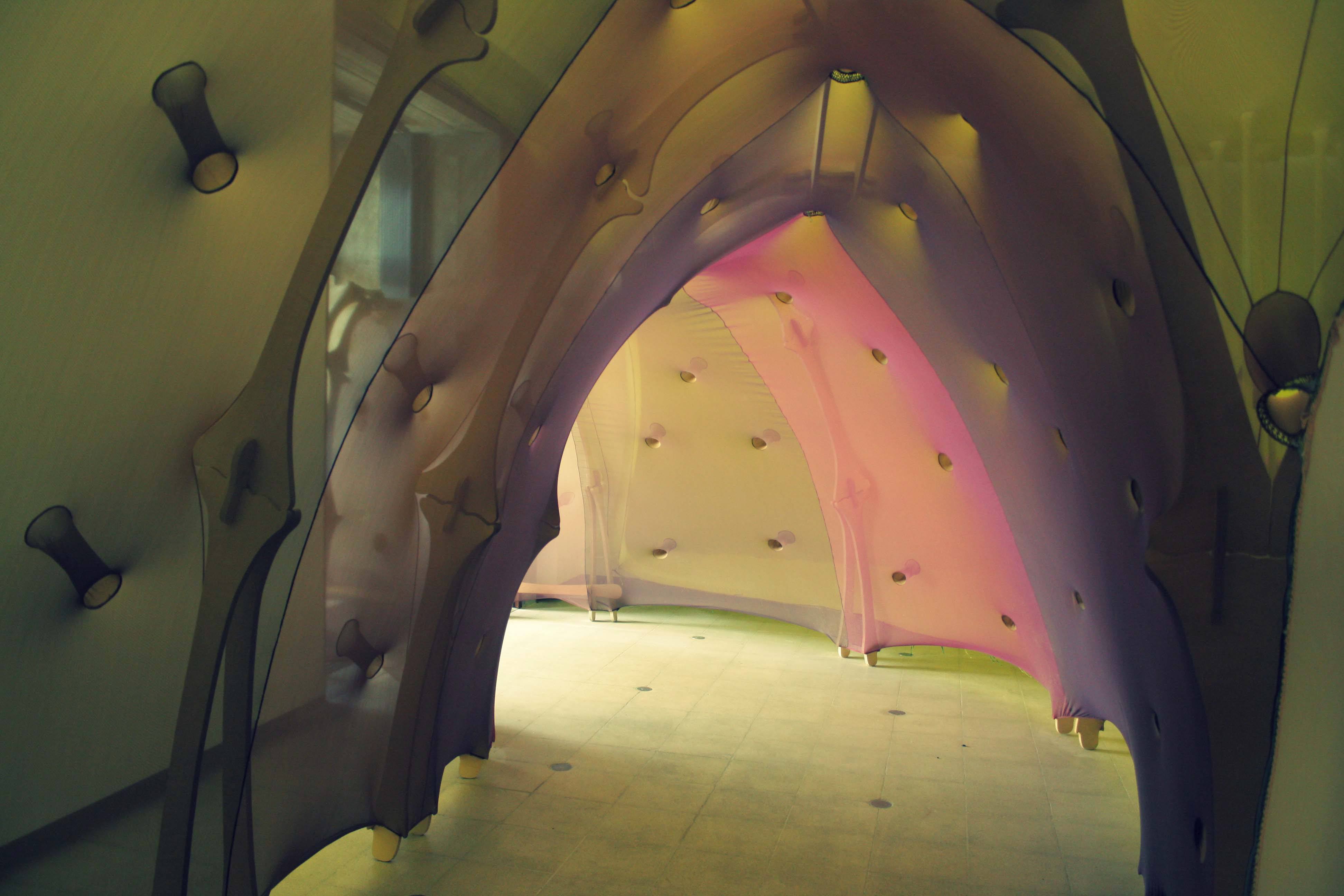 wejdź, to trochę jak ciało. Ernesto Neto, praca 5.