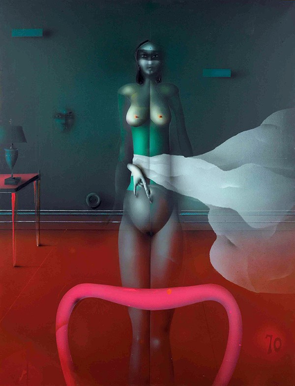 wyobraźnia zostawiła odciski palców. Paul Wunderlich, praca 6.