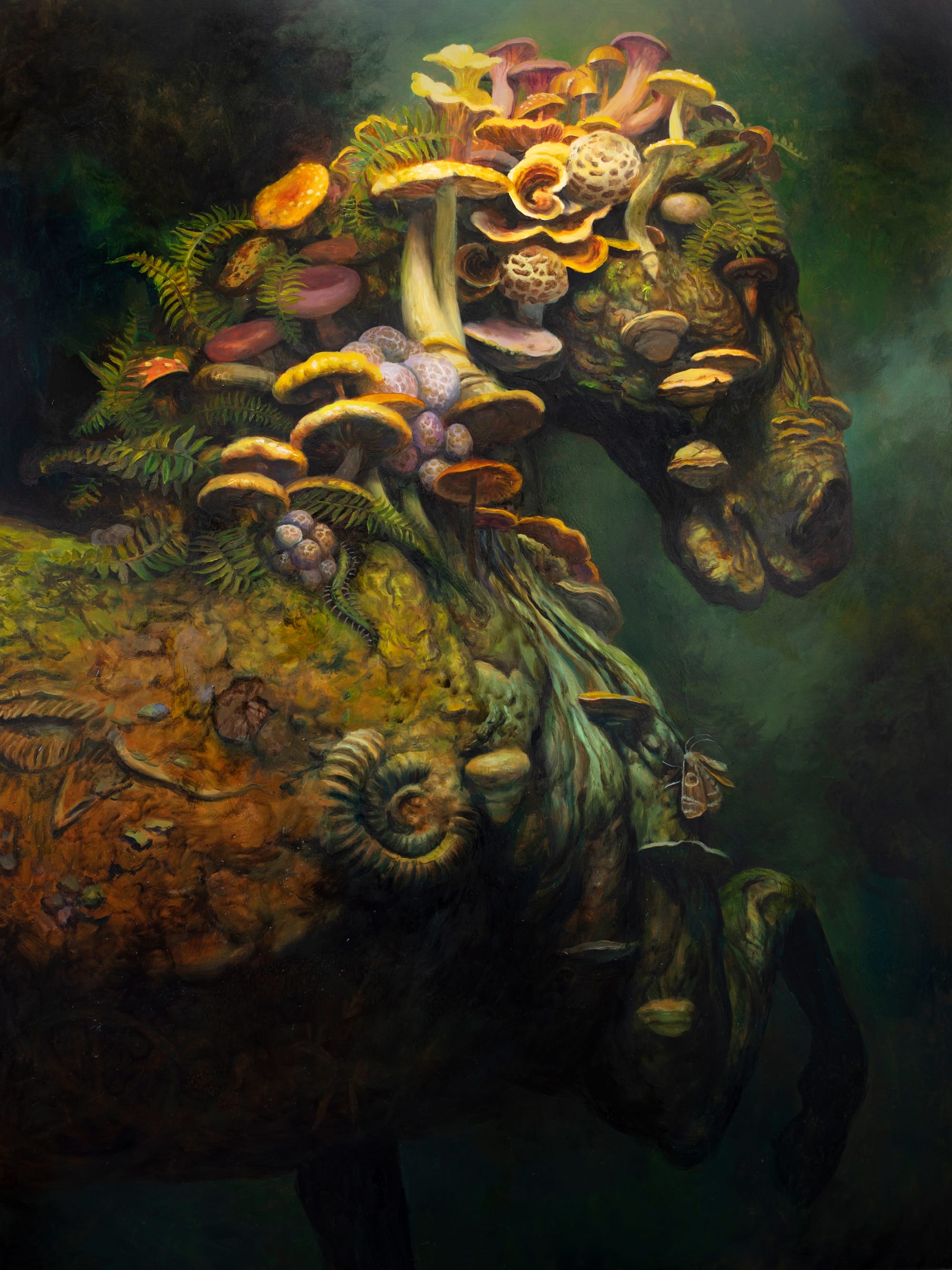 zwierzęta wiedzą, że wszystko wraca. Martin Wittfooth, praca 2.
