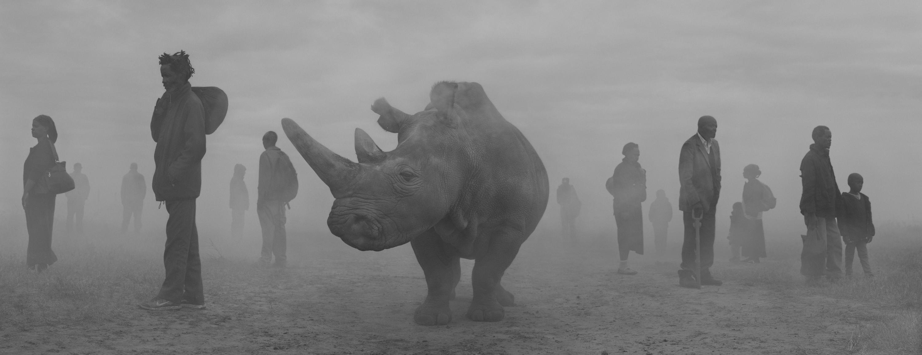 siedzimy razem przed końcem dnia. Nick Brandt, praca 7.