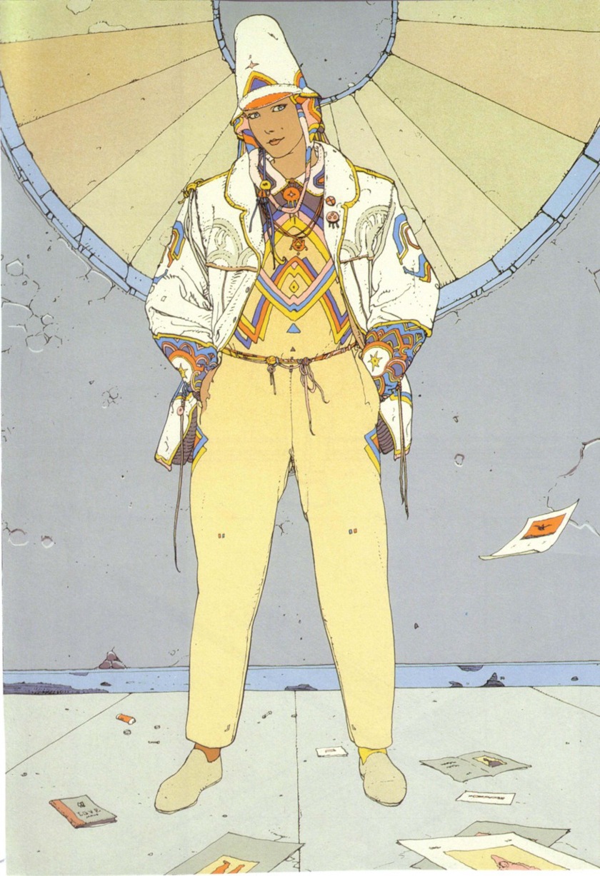 pokolorujmy sobie obcą planetę. Moebius (Jean Giraud), praca 2.