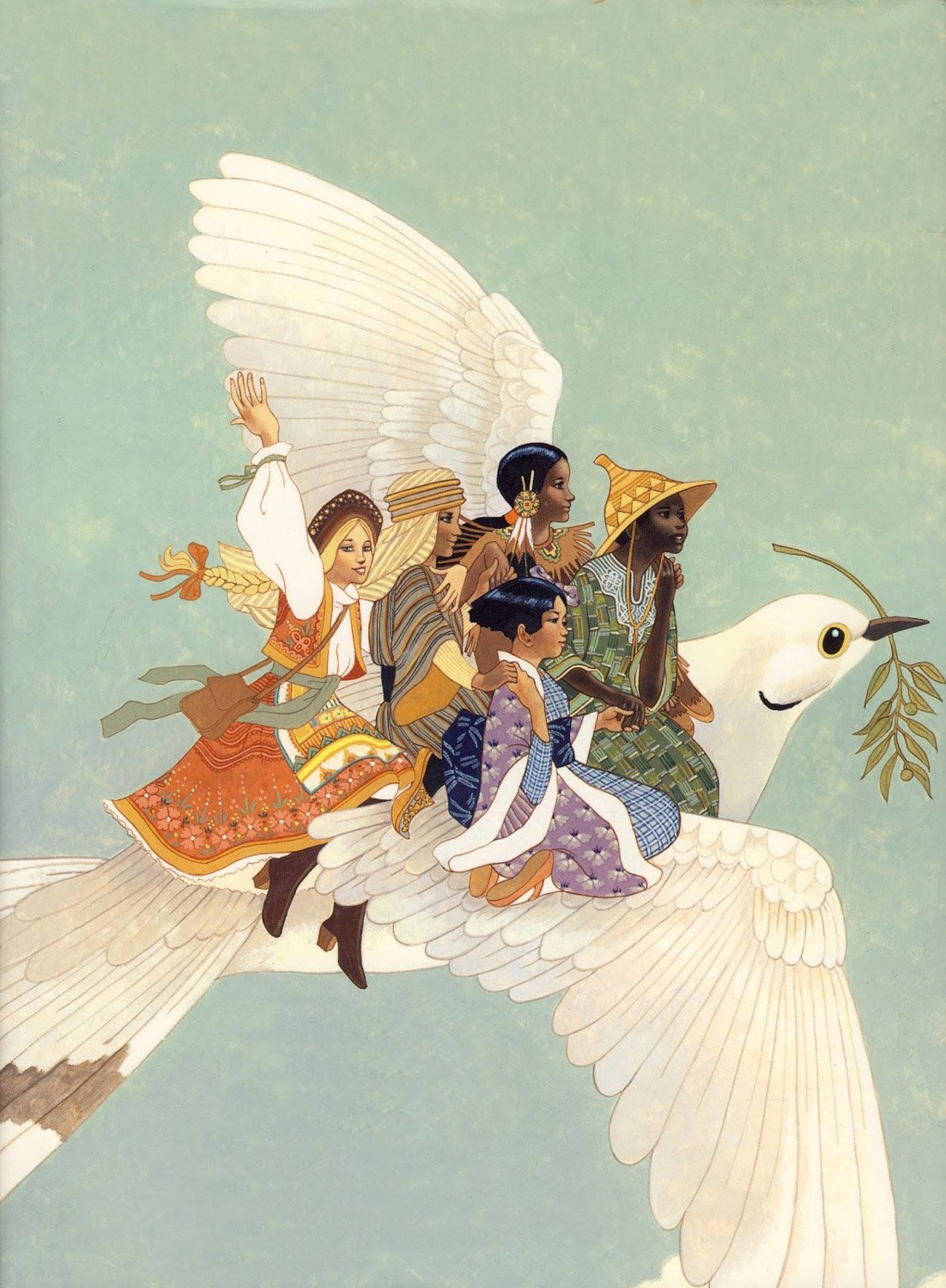 sercu wyrosły skrzydła. Leo and Diane Dillon, praca 2.
