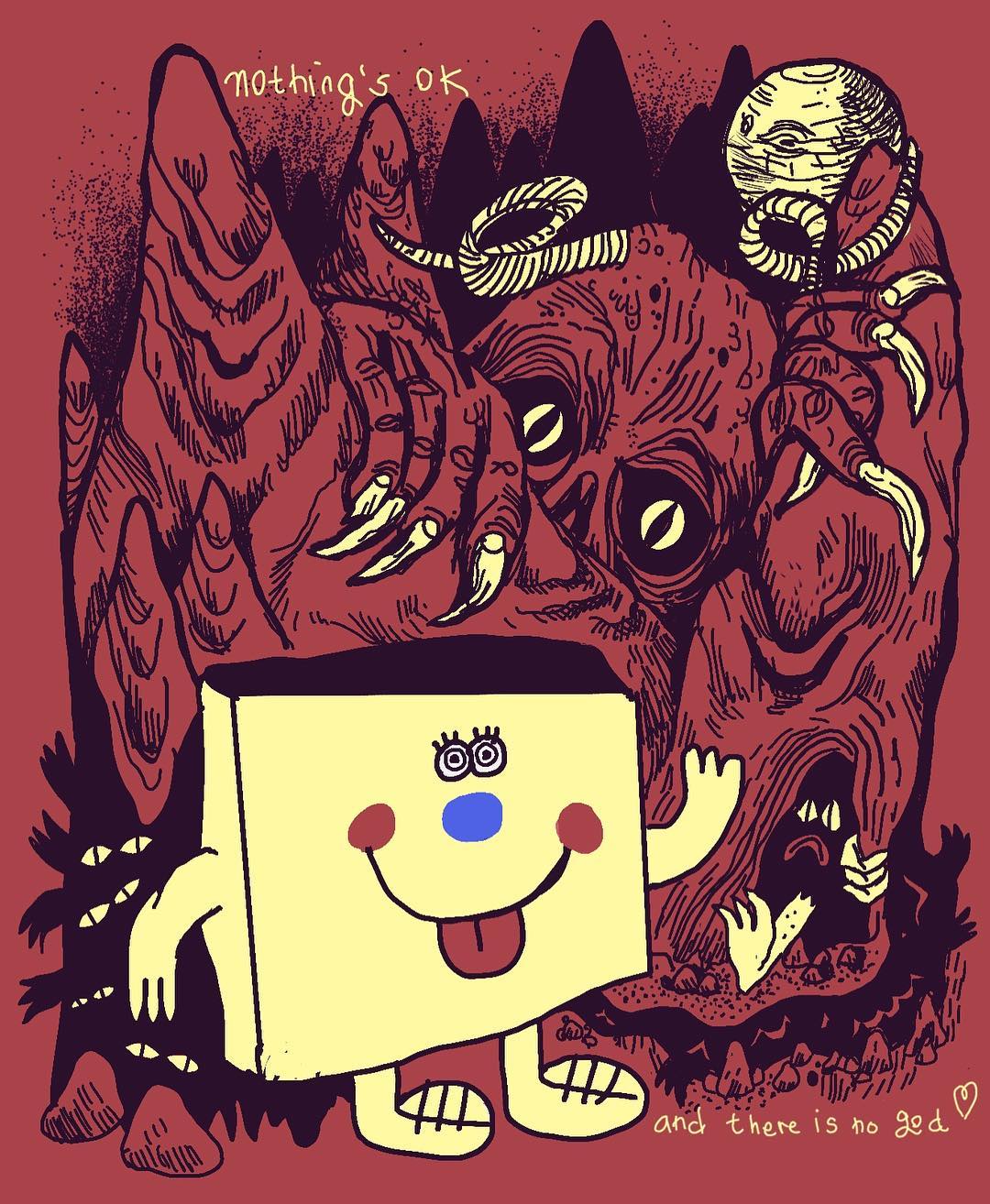 cyklop widzi wszystko za kolorowo. Wooden Cyclops (Wesley Hubbard), praca 6.