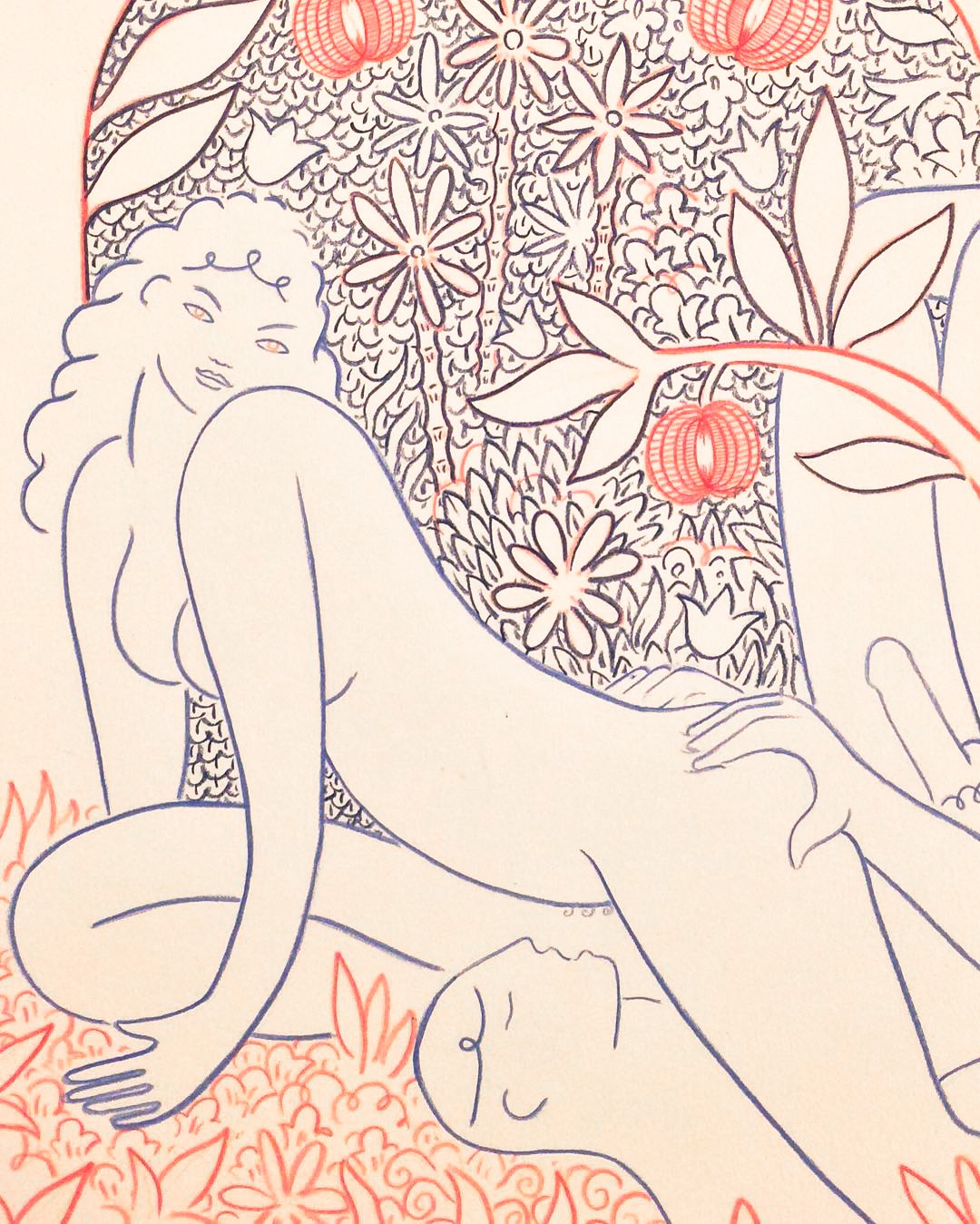wiosna nie umie trzymać rąk przy sobie. Alphachanneling, praca 7.