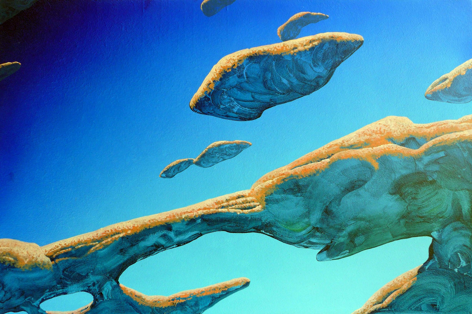 wyspa zgubiła ziemię. Roger Dean, praca 7.