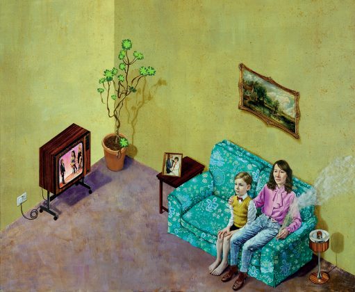 pół chłopca, całe dzieciństwo. Stuart Pearson Wright, praca 8.