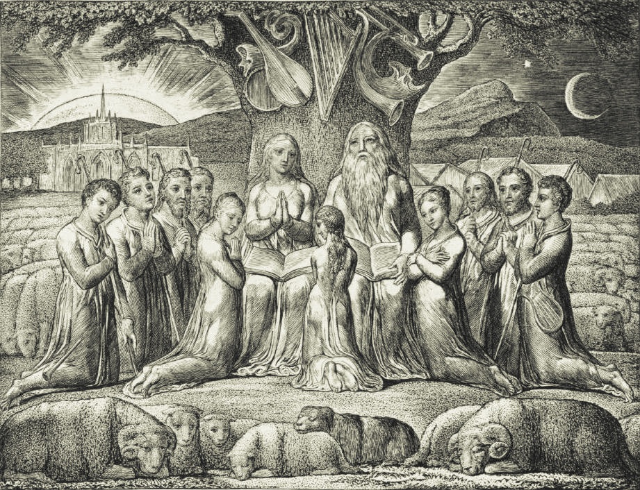hiob rozmawia z ciemnością. William Blake, praca 2.