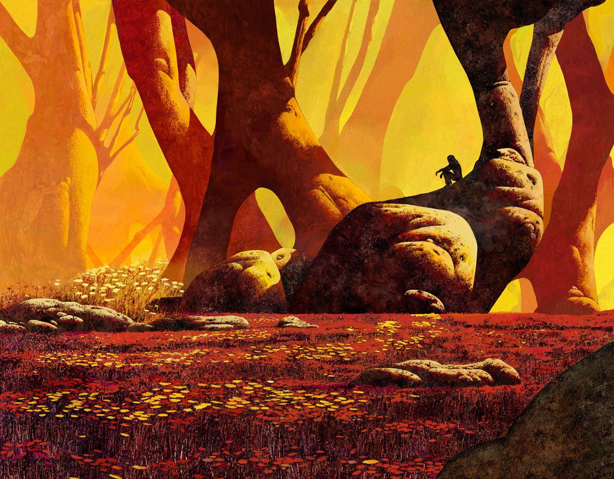 jutro wygląda jak dawna okładka. Dan McPharlin, praca 6.