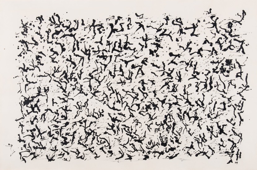 znaki piszą się same. Henri Michaux, praca 5.