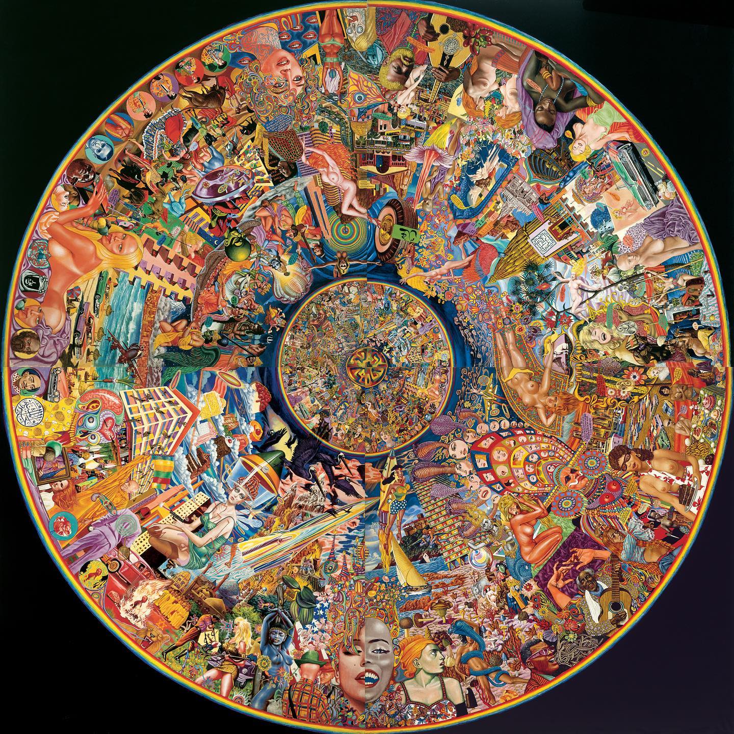 za kolorem jest kolejny kolor. Mati Klarwein, praca 3.