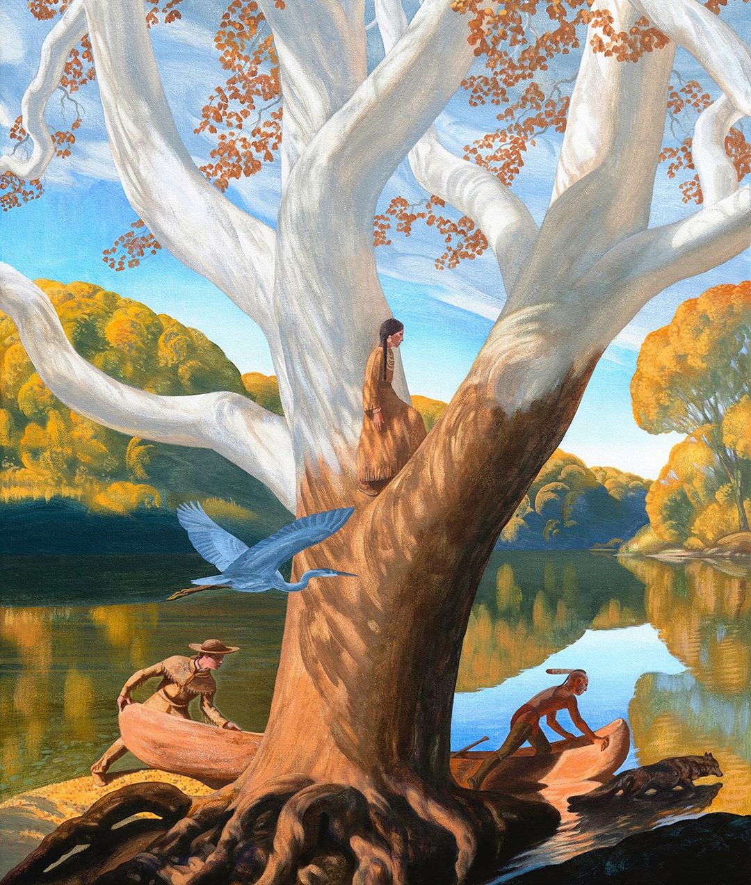 drzewa, które świecą od środka. Bryan Haynes, praca 2.